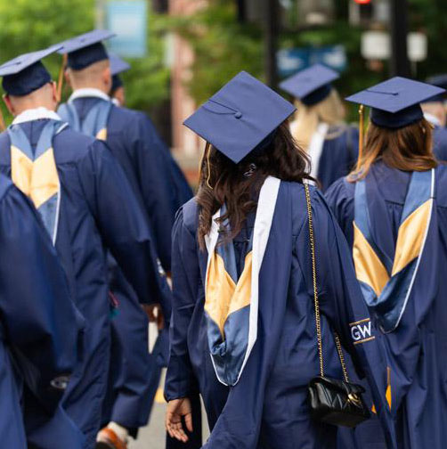 graduates in ceremonial dress