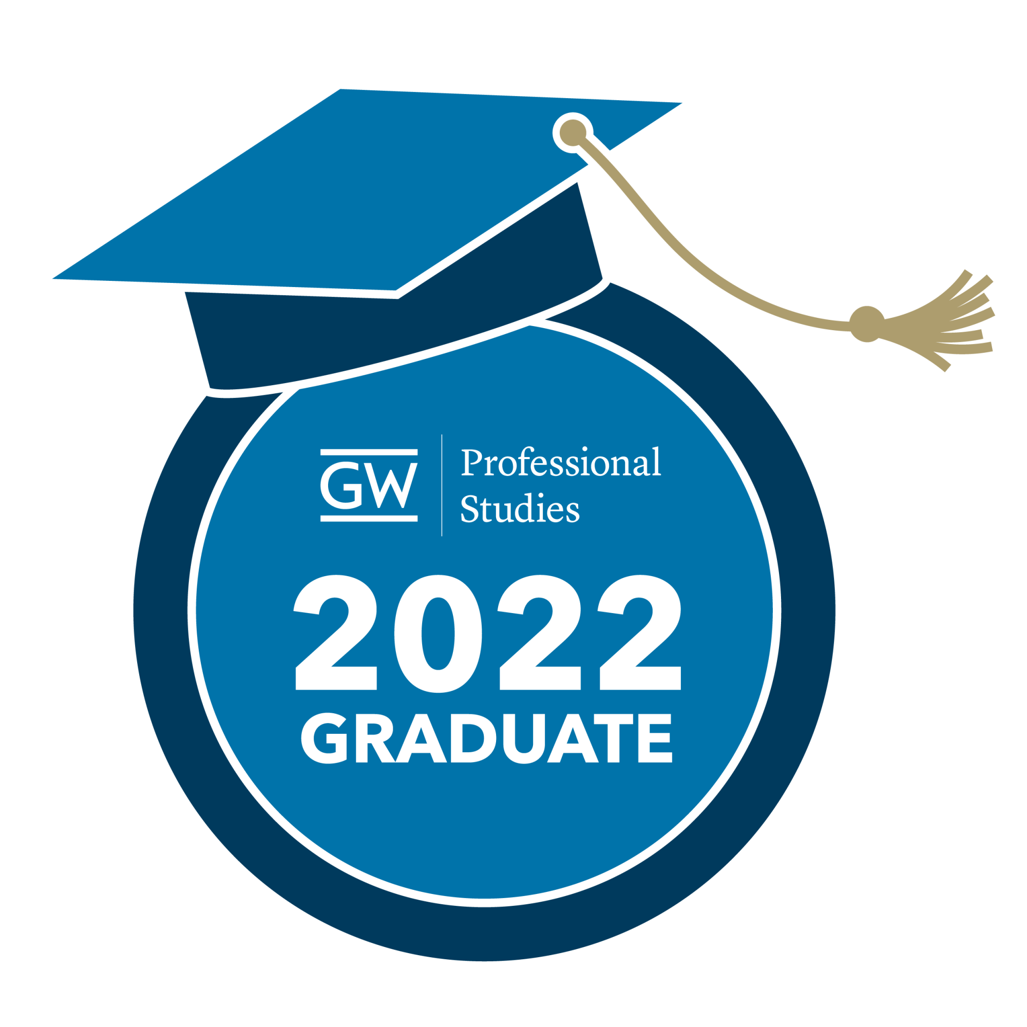 I did it social sticker, GW Professional Studies