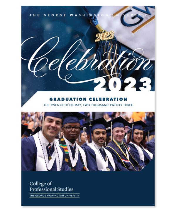 Celebration 2023 College of Professional Studies, graduates in caps and gowns